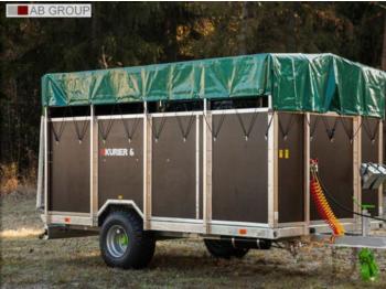 Новый Прицеп для перевозки животных Cynkomet Farm trailer/ Przyczepa KURIER-6 T-677/Remolque: фото 1