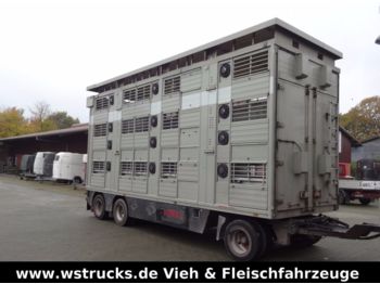 Прицеп для перевозки животных Finkl 3 Stock Ausahrbares Dach Vollalu Typ 2: фото 1