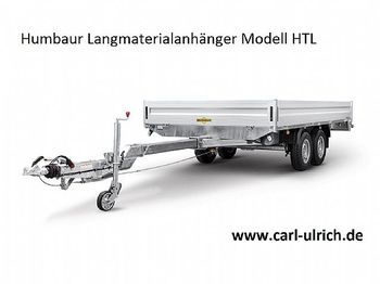 Новый Прицеп бортовой/ Платформа Humbaur - Langmaterialanhänger HTL265121 mit Rohrzugdeichsel: фото 1