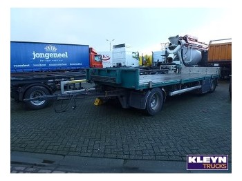 GS Meppel BPW AXLES 20 FT TWISTLOCKS - Прицеп бортовой/ Платформа