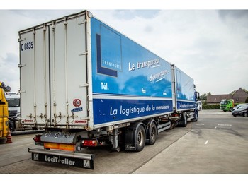Lecitrailer CAISSE MOBILE - TANDEM - Тентованный прицеп