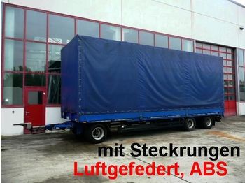 Schwarzmüller 3 Achs Jumbo  Planen  Anhänger mit Steckrungen - Тентованный прицеп