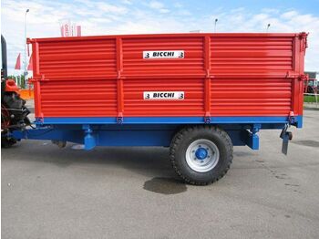 Новый Сельскохозяйственный прицеп Bicchi Bicchi monoaxle agricultural trailer, tiltable on 3 sides, model BRT502L-H, 8 tons !!! Transport included!!!!!!: фото 1