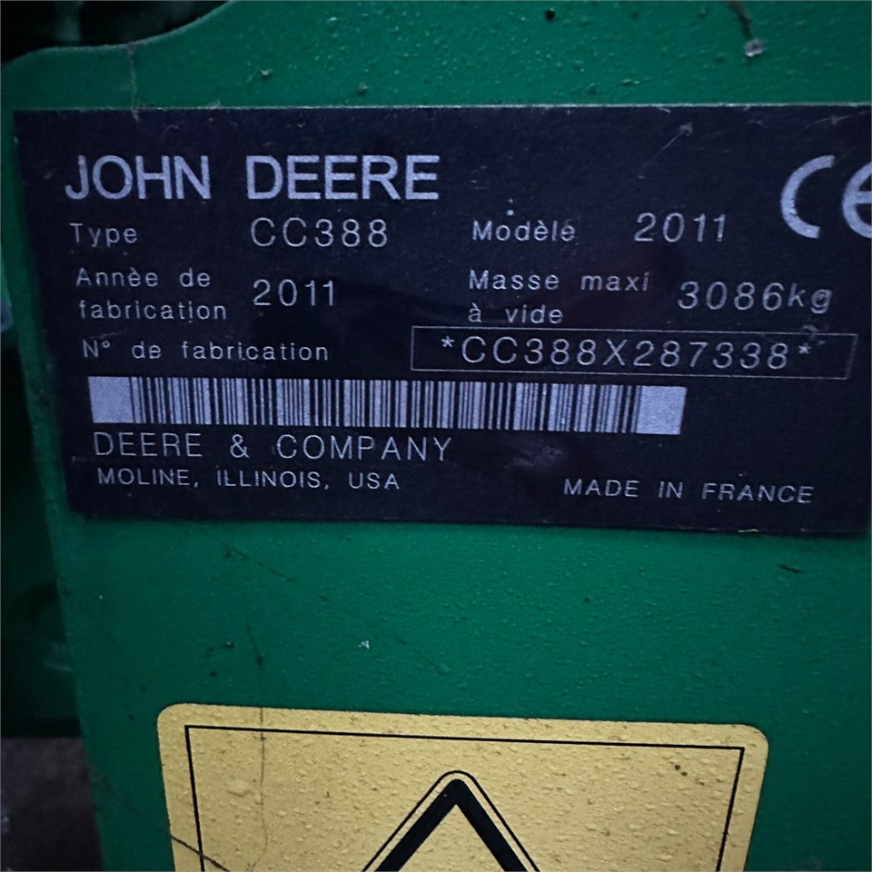 Техника для сенозаготовки John Deere CC388: фото 17