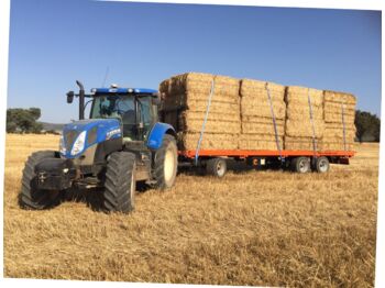 Новый Сельскохозяйственный прицеп-платформа RINOAGRO REMOLQUE PLATAFORMA AGRICOLA PARA PAQUETES O PALETS 24000KG PL-100: фото 1