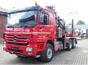 Лесовоз Mercedes-Benz 2655 6x4 / Diebolt Kran / Klima / Retarder