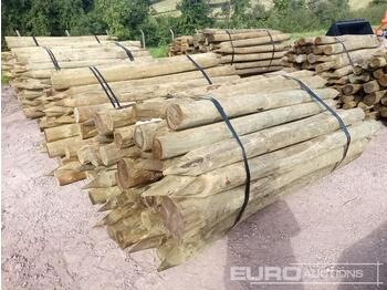  Bundle of Timber Posts (2 of) - садовое оборудование