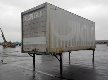 Сменный кузов - фургон Kerex 7.45m Steel Swap Box, Roll Door: фото 1