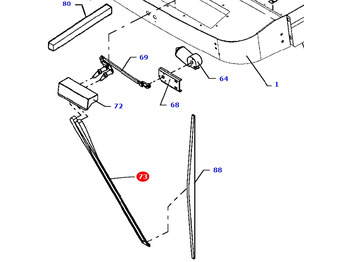 Щетка стеклоочистителя MASSEY FERGUSON