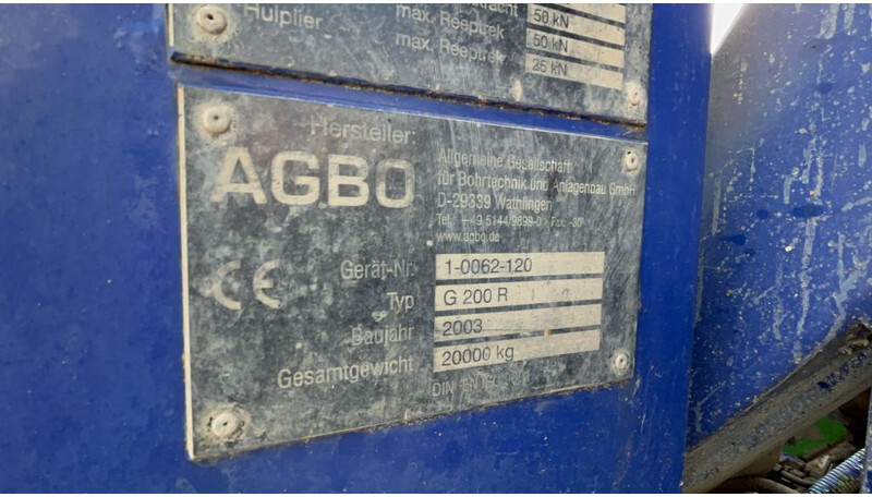 Буровая машина AGBO G200 R: фото 12