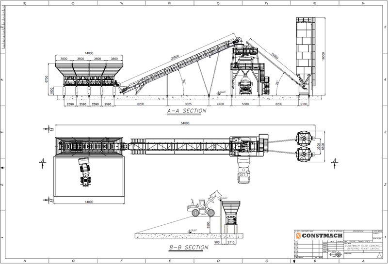 Новый Бетонный завод Constmach 160 M3/H Stationary Concrete Batching Plant: фото 18