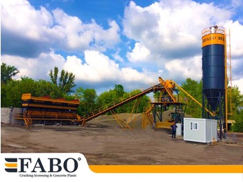 Новый Бетонный завод FABO 75m3/h STATIONARY CONCRETE MIXING PLANT: фото 1