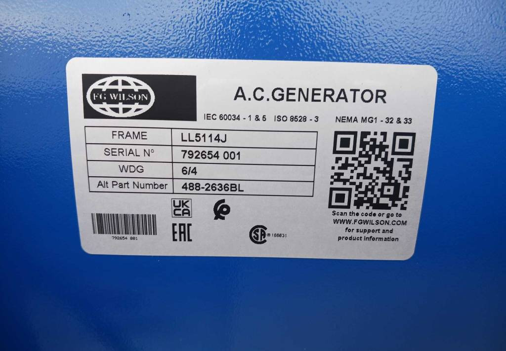 Электрогенератор FG Wilson P330-5 - Perkins - 330 kVA Genset - DPX-16016: фото 17