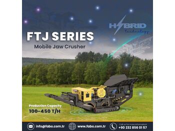 Новый Мобильная дробилка Fabo FTJ 11-75 Tracked Jaw Crusher: фото 1