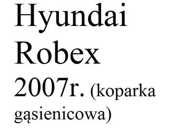 Гусеничный экскаватор HYUNDAI Robex: фото 1