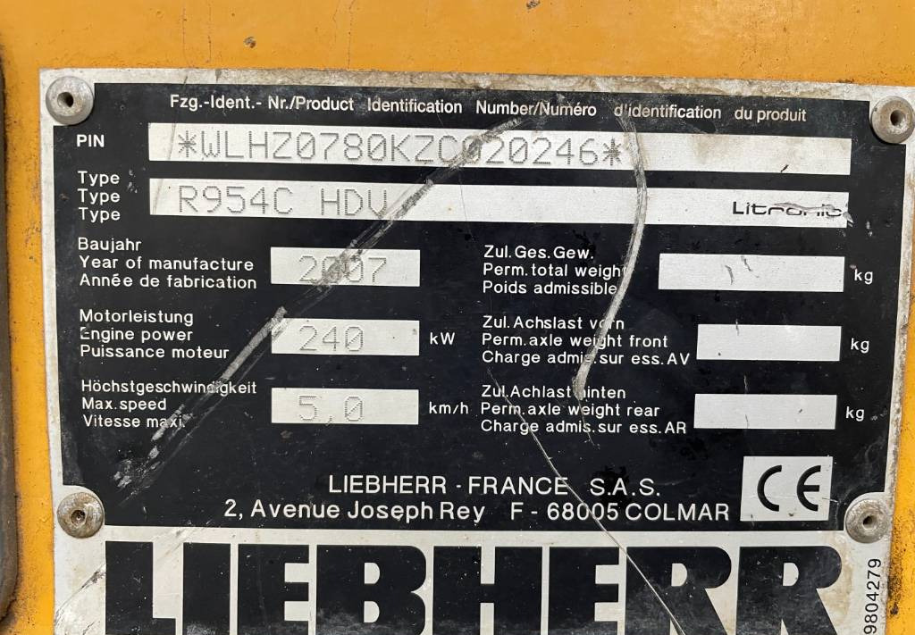 Экскаватор для демонтажных работ Liebherr R 954 C HDV -- 28 mtr -- with likufix system: фото 32