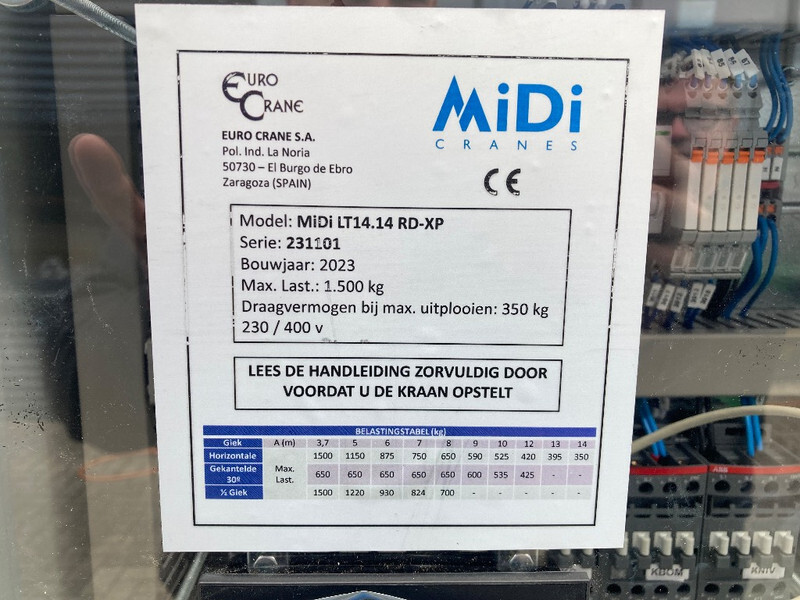 Башенный кран Midi LT 14.14 RD-XP (NIEUW): фото 6