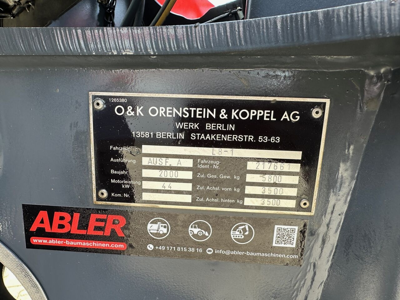 Колёсный погрузчик O&K L8-1 Serie B Radlader Gabel + Klappschaufel: фото 13
