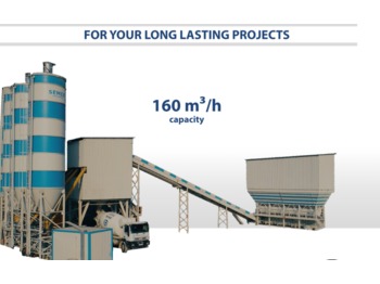 Новый Бетонный завод SEMIX Stationary Concrete Batching Plant 160 m³/h: фото 1