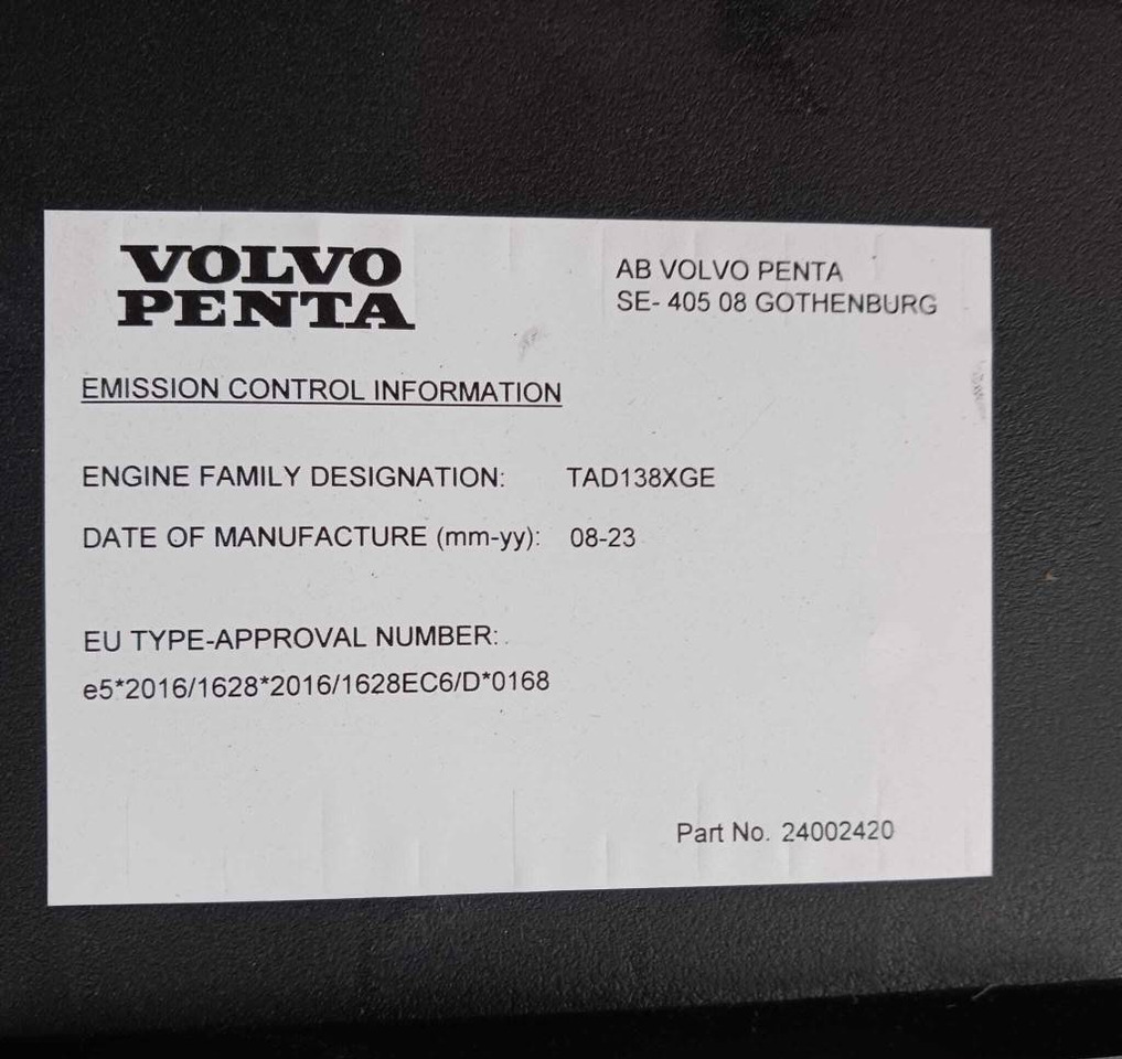 Электрогенератор Volvo TAD1381GE - 390 kVA Stage V Genset - DPX-19031: фото 18