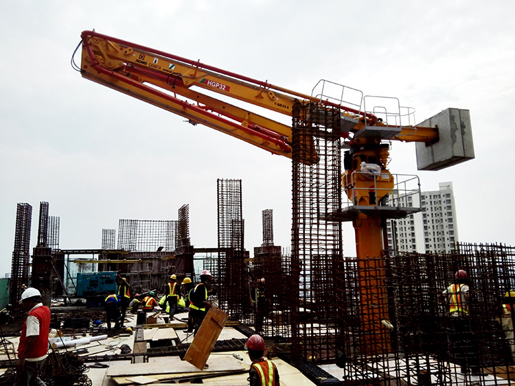 Новый Оборудование для бетонных работ XCMG Official Concrete Distributor 22kw 32m Hydraulic Concrete Placing Boom: фото 4