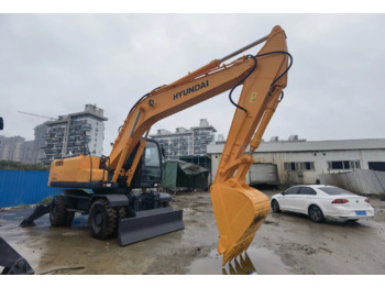 Колёсный экскаватор second hand Hyundai wheel excavator 210W-7 Hyundai used excavator in china yard for sale: фото 5