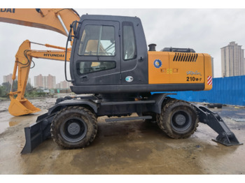 Колёсный экскаватор second hand Hyundai wheel excavator 210W-7 Hyundai used excavator in china yard for sale: фото 4