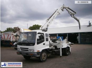 Isuzu NPR66G + Kyokuto concrete pump 16 m - Автобетононасос
