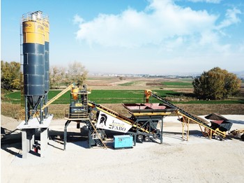 FABO TURBOMIX-120 MOBILE CONCRETE BATCHING PLANT - Бетонный завод