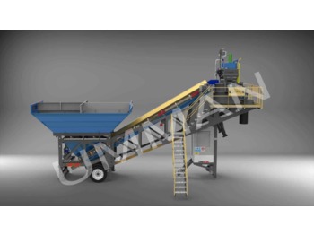 UMMAN UMC 60 60 M³/H MOBILE CONCRETE BATCHING PLANT / 60 M³/Ч МОБИЛЬНЫЙ БЕТОННЫЙ ЗАВОД / 60 M³/H CENTRALE À BÉTON MOBILE - Бетонный завод