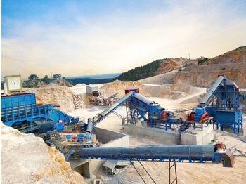 FABO USED FIXED CRUSHING AND SCREENING PLANT CAPACITY 250-350 TONNES / HOUR - дробилка