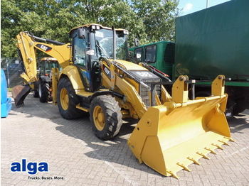 Экскаватор-погрузчик CAT 432F2 4x4, Palettengabel, Tieflöffel, Klima