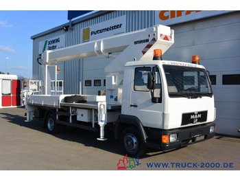 Грузовик с подъемником MAN Ruthmann 27m seitlich 14.2m 1.Hand nur 62.569 km