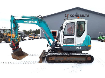 Sunward SWE70 PYÖRITTÄJÄLLÄ - Мини-экскаватор