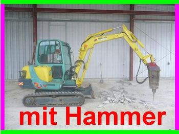 Yanmar B 37 V, mit Hydr. Hammer - Мини-экскаватор