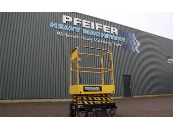 Youngman BOSS X3X Push Around Scissor Lift, Electric, 5.2m - Ножничный подъемник