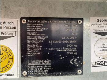 Lissmac Maurerbühne MAB 3001 - Подъёмник