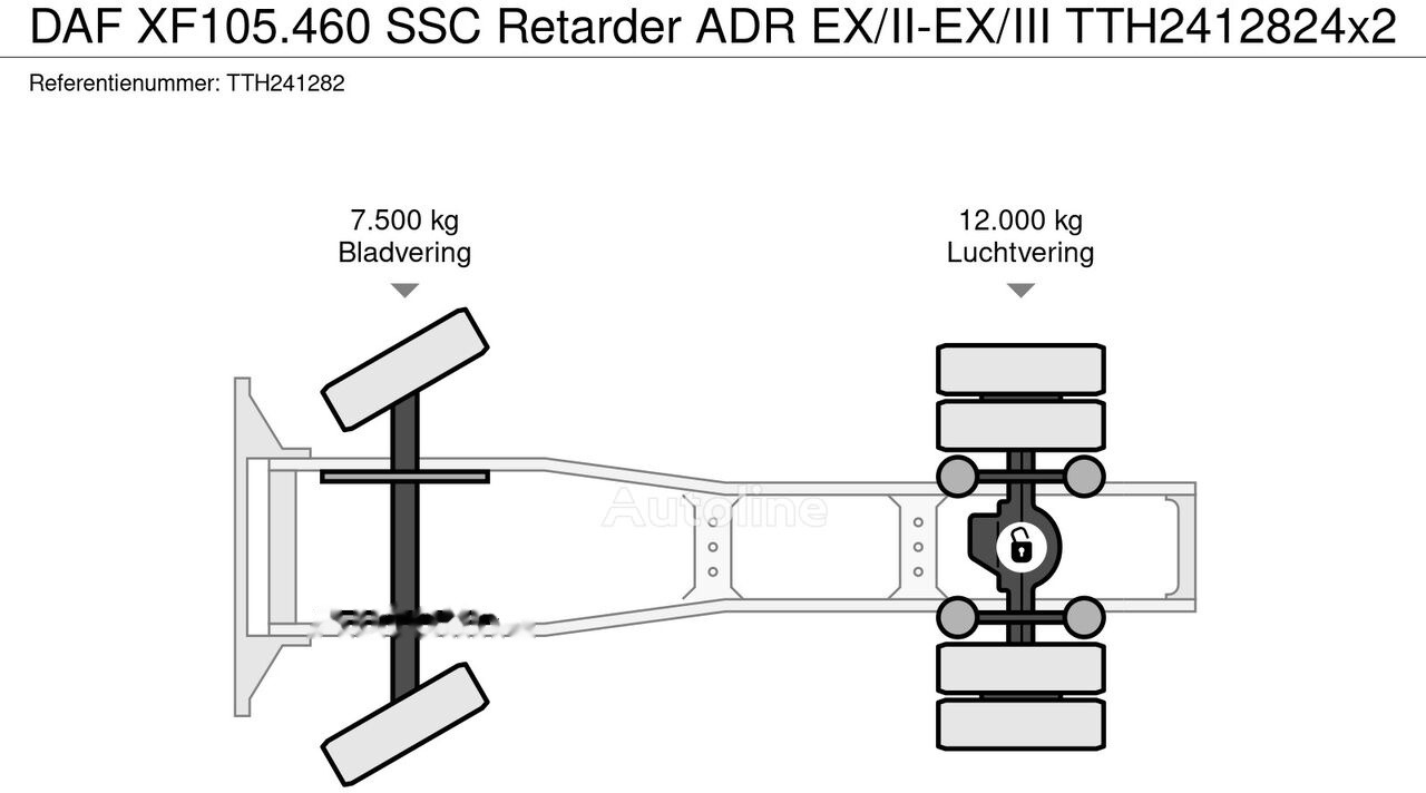 Тягач DAF XF105.460 SSC Retarder ADR EX/II-EX/III: фото 23