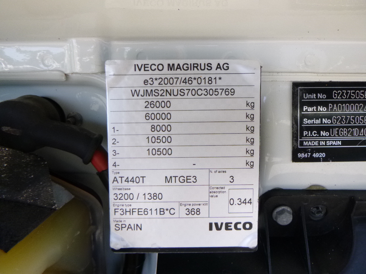 Iveco Trakker AT440T50 6x4 Euro 6 в лизинг Iveco Trakker AT440T50 6x4 Euro 6: фото 16