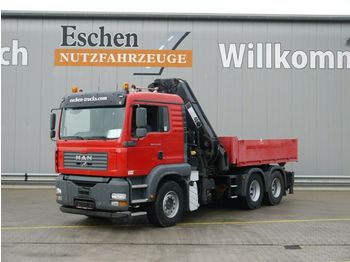 Тягач MAN TGA 26.480 FDLS, 6x4, Hiab 400 Kran, Ballastbr.