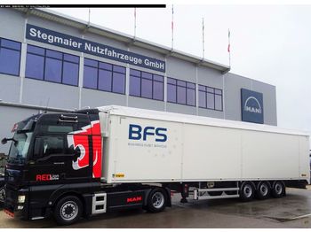 Тягач MAN TGX 18.480 4x2 BLS mit NEUem Schubbodenauflieger