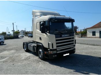 Тягач SCANIA R124L 400 left hand drive retarder manual fuel pump