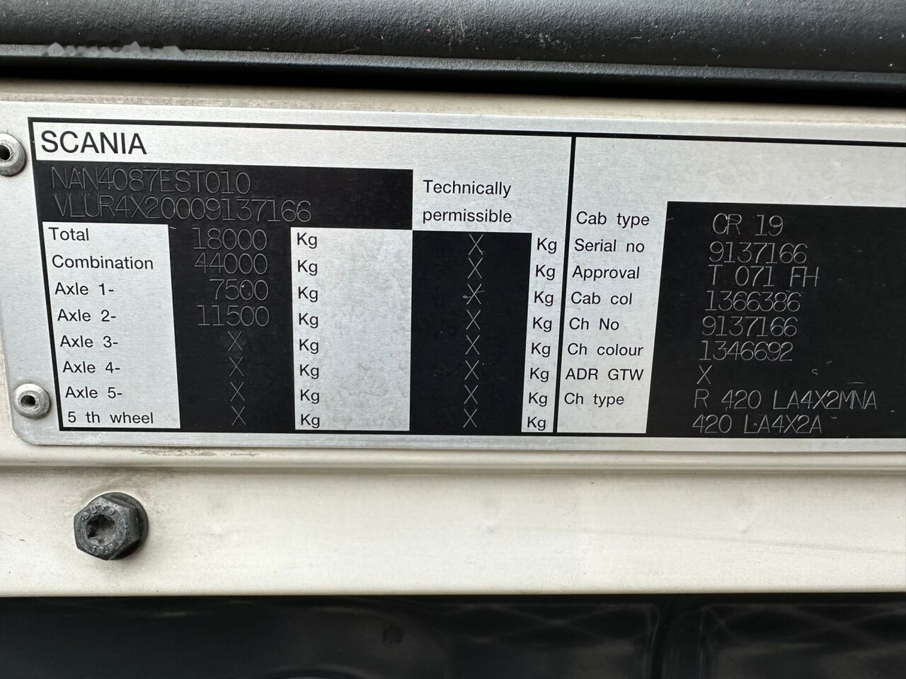 Тягач Scania R420 Highline Opticruise 3 pedals Retarder Hydraulickit: фото 17