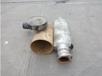 Воздушный фильтр, Выхлопная труба для Строительной техники Air Filter Housing, Exhaust Pipe: фото 1