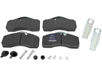 Новый Дисковые колодки для Строительной техники DT Spare Parts 3.96405 Disc brake pad kit W: 210,5 mm, S: 30 mm, H: 92,5 mm: фото 1