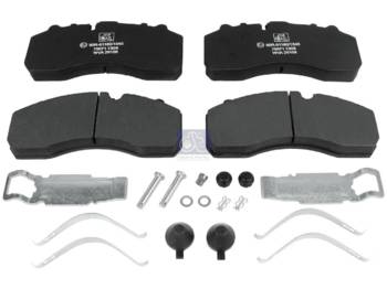 Новый Дисковые колодки для Строительной техники DT Spare Parts 4.90930SP Disc brake pad kit W: 248 mm, S: 30 mm, H: 109 mm: фото 1