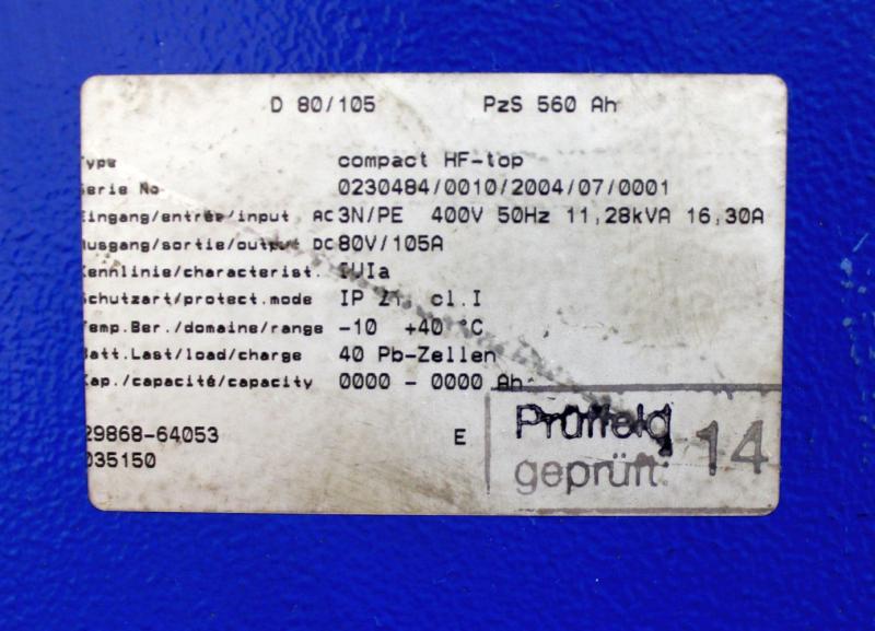 Аккумулятор INDUSTRIE AUTOMATION compact HF-top D 80/105: фото 4