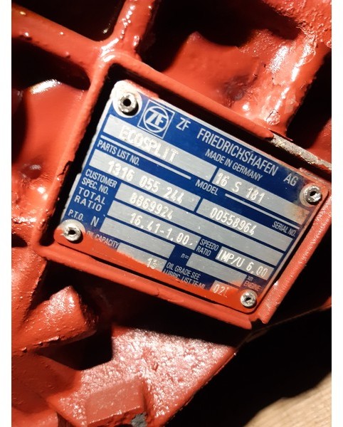 Коробка передач Iveco Versnellingsbak ZF 16S181: фото 6