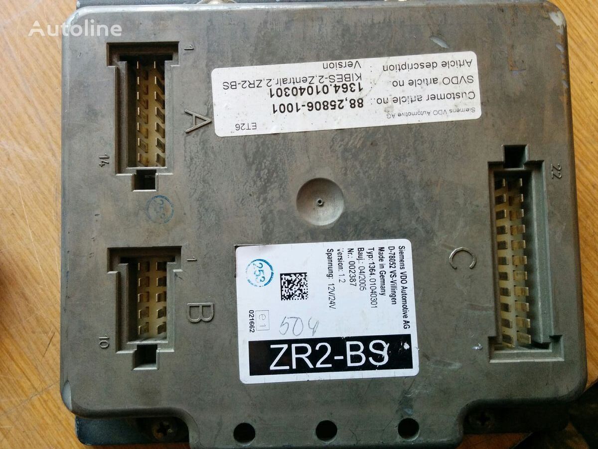 Блок управления для Автобусов MAN ZR2-BS - VDO D78052 VS: фото 2