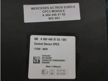 Mercedes-Benz A 004 446 47 02 CPC3 MODULEN MERCEDES BENZ 1845 MP4 - Электрическая система для Грузовиков: фото 2